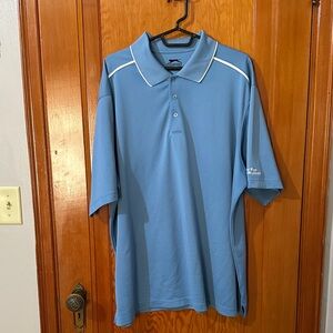 2/$10 Slazenger Men's Light Blue Polo Shirt Sz XXL